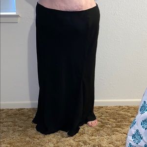 Black floor length skirt